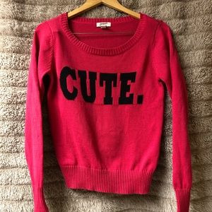 🔴 “Cute” Sweater